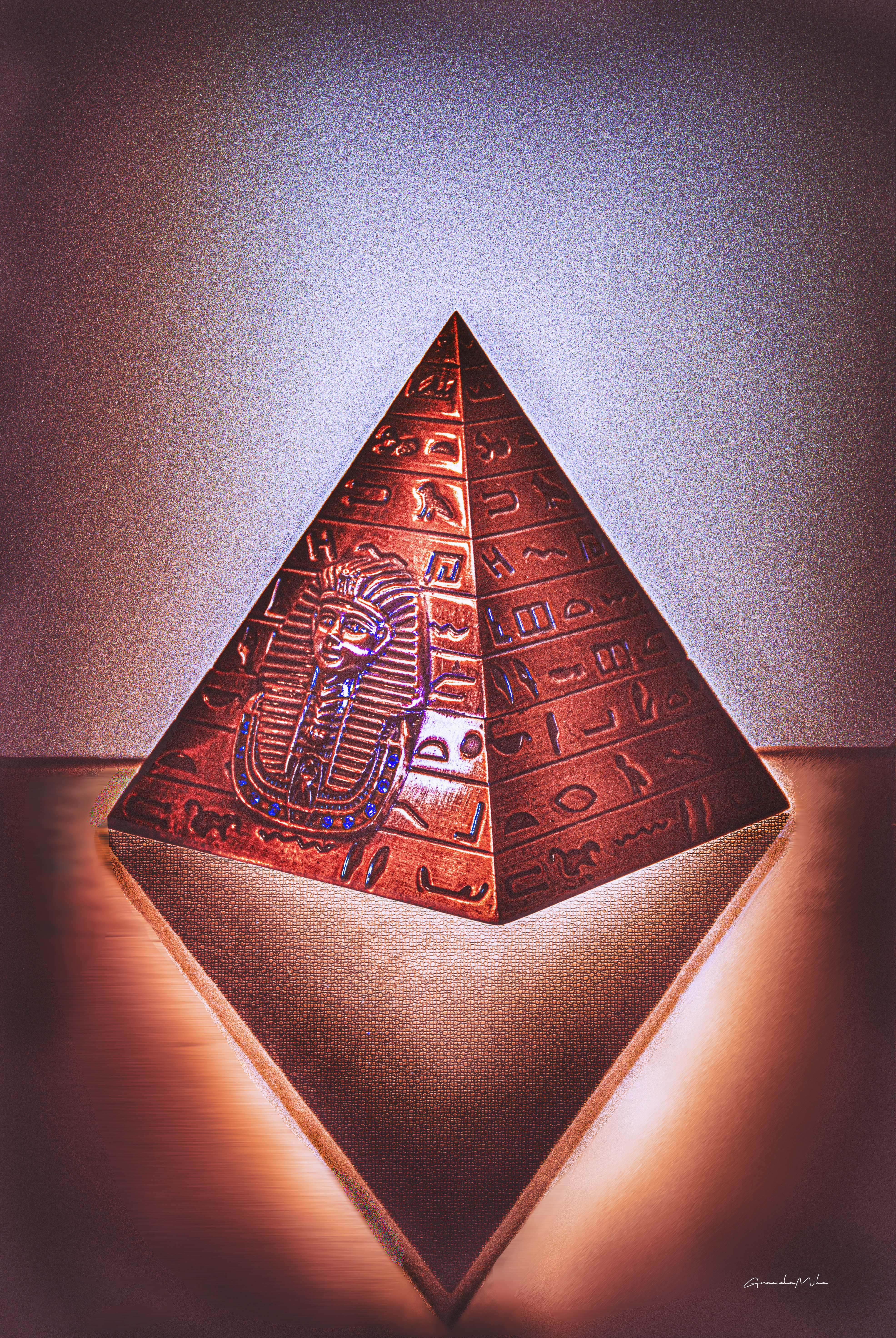 The Mystery of the Glowing Pyramid